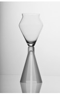  TAI-PÍ  1R  – WINE GLASS FOR RED WINE, HAND BLOWN GLASS, MADE FROM BOHEMIAN CRYSTAL, SANDED DECORATION. 